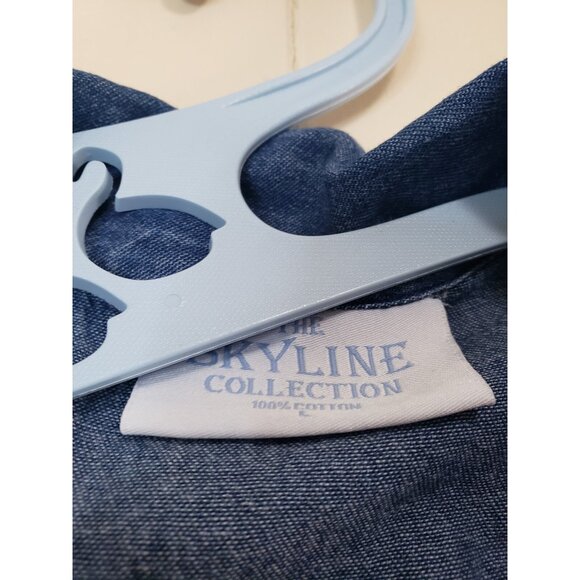 Skyline Collection Women L Denim Embroidered Vest Cotton I Am Beautiful Strong - Picture 7 of 7